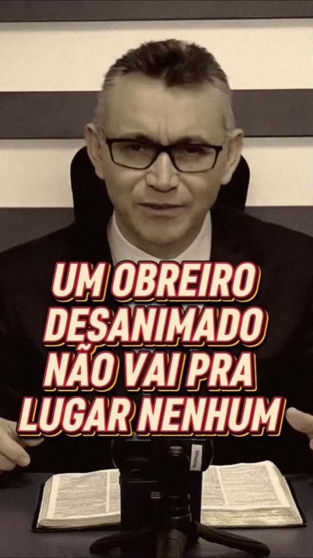 🗺️UM OBREIRO DESANIMADO NÃO VAI 0RA LUGAR NENHUM

Neste vídeo, trazemos um trecho inspirador da mensagem ministrada pelo Pastor Francisco de Assis durante a Live Missões em Foco.

“Um obreiro velho desanimado na frente de um trabalho não vai para lugar nenhum, meus irmãos. Não vai para lugar nenhum, porque o desânimo mina as nossas forças, mina a nossa fé, nos atinge e cada um de nós precisamos reagir contra o desânimo.”