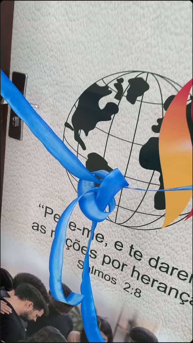 🙏🌎 Inauguração da Sala de Oração por Missões

Um momento histórico de fé e compromisso com a obra missionária marcou a inauguração da Sala de Oração por Missões durante o Simpósio Nacional de Missões.

Um espaço dedicado à intercessão pelos missionários, pelos campos, pelos povos e pelas nações, reafirmando que a oração é fundamental para o avanço do Evangelho.

🔥 Que este lugar seja uma fonte contínua de clamor, despertamento e mobilização missionária!

“Pedi-me, e eu te darei as nações por herança.” — Salmo 2:8