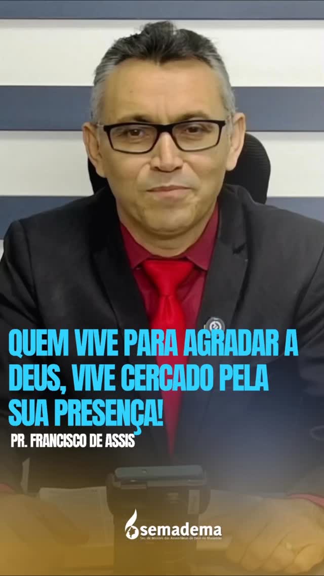 🗺️ QUEM VIVE PARA AGRADAR A DEUS, VIVE CERCADO PELA SUA PRESENÇA!

Neste vídeo, trazemos um trecho inspirador da mensagem ministrada pelo Pastor Francisco de Assis durante a Live Missões em Foco.

“Porquanto achaste graça aos meus olhos. Eu tenho-me agradado de ti; as tuas atitudes me agradaram, porque te colocaste diante de mim pela salvação do povo e buscaste, de forma determinada, a minha presença. Eu te conheço por nome.”