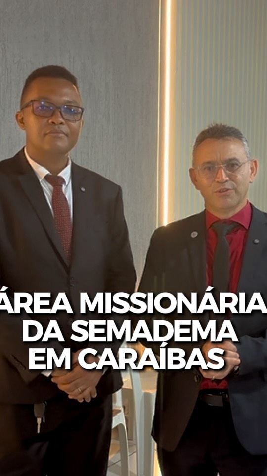 🎙️ ENTREVISTA | CARAÍBAS

Tem trabalho que fala. E tem trabalho que deixa marcas.

Em entrevista, o Pr. Francisco de Assis destaca a dedicação do Pr. Antônio José à frente da Área Missionária de Caraíbas, reconhecendo o trabalho que vem sendo desenvolvido para fortalecer a igreja e avançar com a obra missionária na região.

A inauguração do Templo Central representa mais do que uma construção concluída. É fruto de oração, trabalho, perseverança e compromisso com a missão.

🌱 Onde existe disposição para servir, Deus faz a obra avançar.
