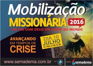 MOBILIZAÇÃO MISSIONÁRIA 2016