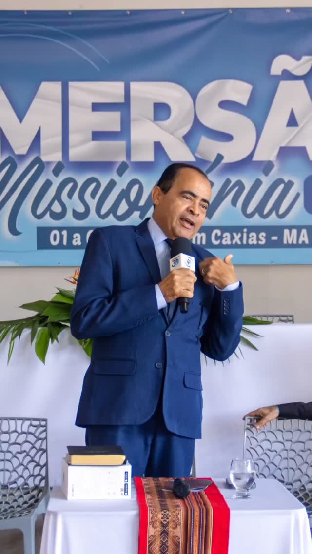 🤝✨ Momento especial na Imersão Missionária 2026!

Recebemos o Pr. Caetano Jorge Soares, presidente da AD Caxias, representando o Pr. Francisco Soares Raposo, presidente da CEADEMA.

Sua presença foi motivo de alegria e fortalecimento para este grande encontro missionário, reafirmando o apoio e a união em favor da obra missionária.

🔥 Semadema sempre em frente.