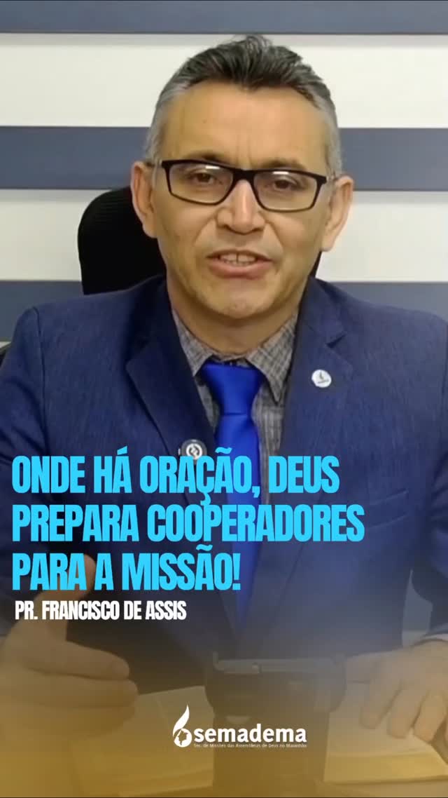 🗺️ ONDE HÁ ORAÇÃO, DEUS PREPARA COOPERADORES PARA A MISSÃO!

Neste vídeo, trazemos um trecho inspirador da mensagem ministrada pelo Pastor Francisco de Assis durante a Live Missões em Foco.

“Considerando isto, foi à casa de Maria, mãe de João, que tem por sobrenome Marcos, onde muitos estavam reunidos e oravam. E, naquela efervescência missionária, o Senhor separou Barnabé e Saulo para a obra, e João Marcos seguiu com eles como cooperador na missão.”