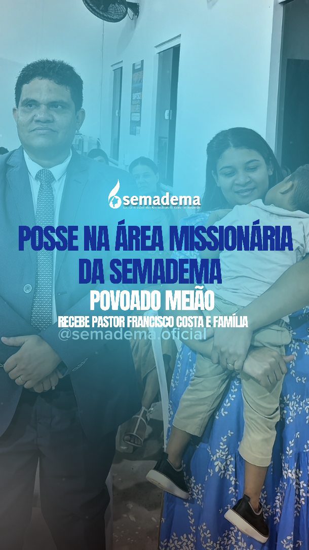 📍✨ POSSE NA ÁREA MISSIONÁRIA

O Pr. Mateus Jucar esteve presente na posse do Pr. Francisco Costa, realizada na área missionária da Semadema em Meião.

A cerimônia foi conduzida pelo Pr. Pedro Lindoso, em um momento marcado por direção de Deus, comunhão e compromisso com a obra missionária.

🙏 Seguimos avançando com homens chamados e comprometidos com o Reino!

✨ Semadema sempre em frente.

#Semadema #Missões #Posse #ÁreaMissionária #Meião