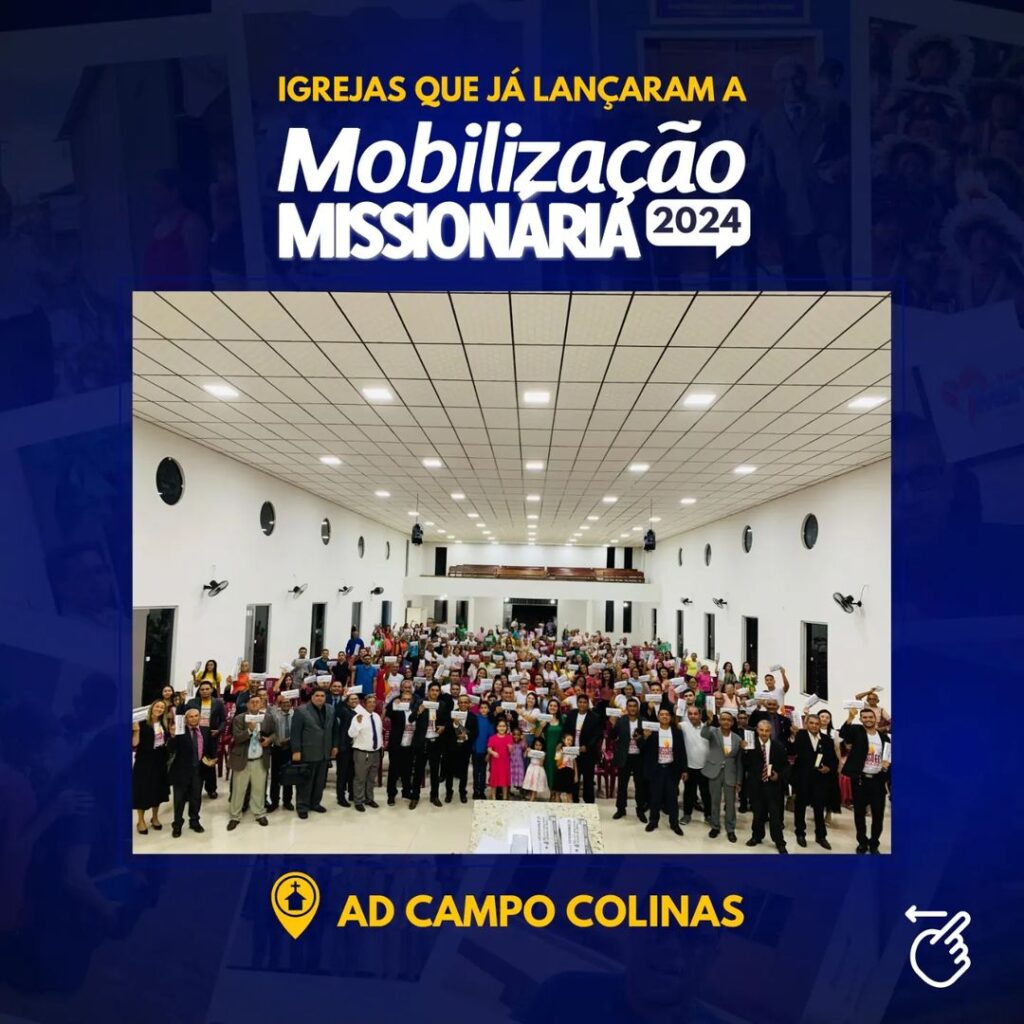 COMEÇOU A MOBILIZAÇÃO MISSONÁRIA 2024