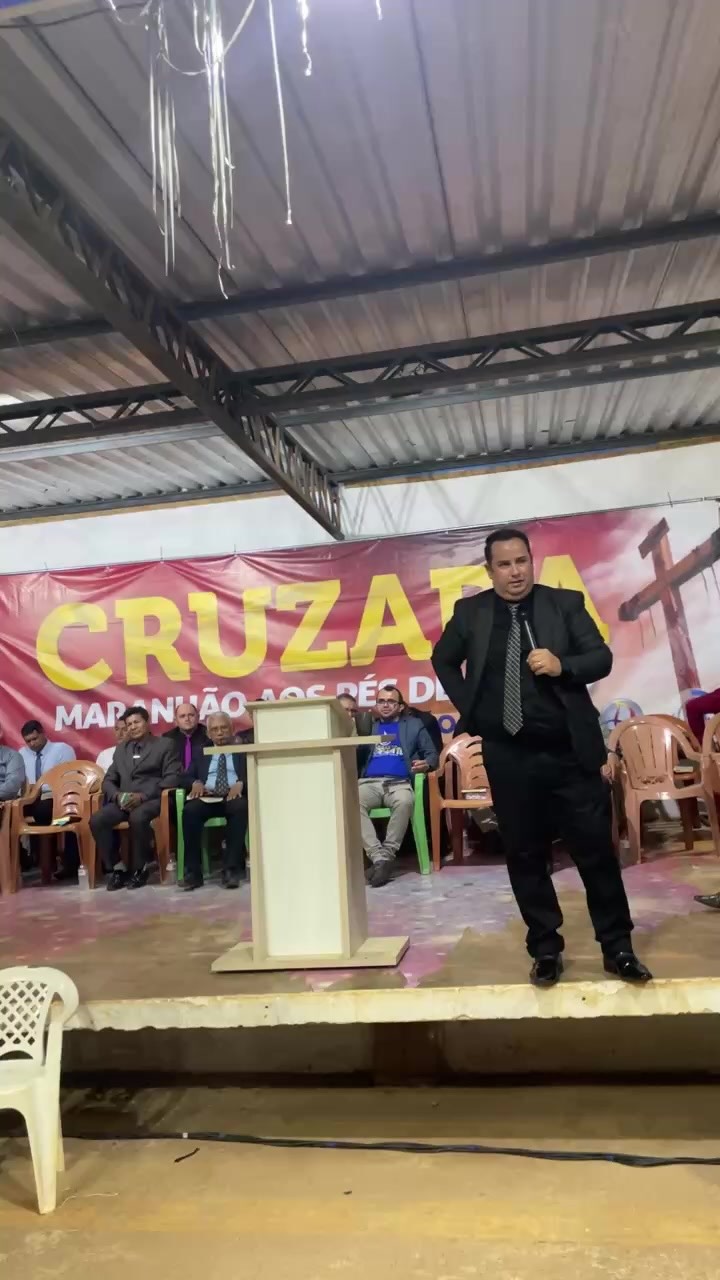 MINISTRAÇÃO DO PASTOR ANDERSON CENTENO NA CRUZADA O MARANHÃO AOS PÉS DE CRISTO EM MARAJA DO SENA